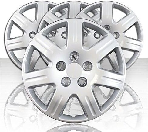 مجموعة من أربع أغطية 16 'Hubcap Silver Honda لـ Honda Civic 2006-2011 (Bolt-on) in Saudi Arabia