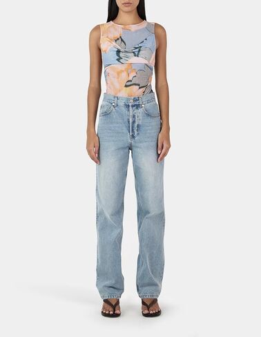 Giraropa Sheer Mesh Top for Women Summer Sleeveless Crew Neck Slim Fit Tank Tops Sexy See Through Blouse Shirt in Saudi Arabia