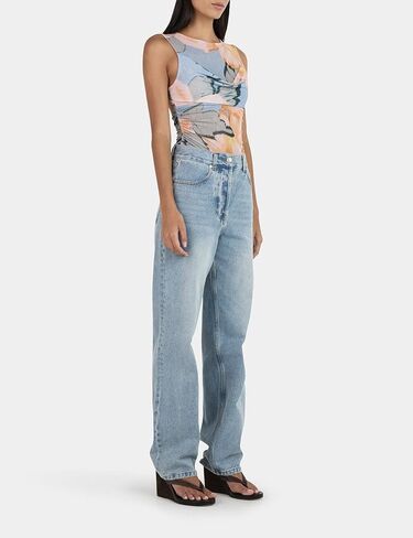 Giraropa Sheer Mesh Top for Women Summer Sleeveless Crew Neck Slim Fit Tank Tops Sexy See Through Blouse Shirt in Saudi Arabia