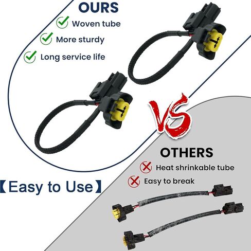 2 PCS HED HED HID TO HALOGEN ADATPER WIRINGER CONNECTOR PIGALT PLACK FOR NISSAN MAXIMA 2009-2014 Altima 2007-2014 NISSAN ROGUE 2008-2014 LOW BEAM in Saudi Arabia