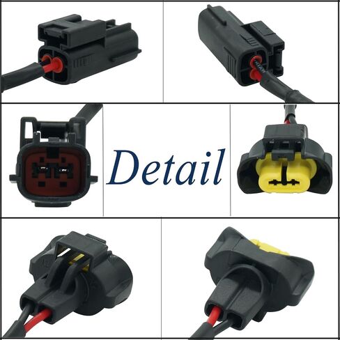 2 PCS HED HED HID TO HALOGEN ADATPER WIRINGER CONNECTOR PIGALT PLACK FOR NISSAN MAXIMA 2009-2014 Altima 2007-2014 NISSAN ROGUE 2008-2014 LOW BEAM in Saudi Arabia