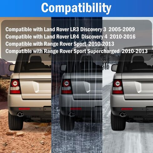 العاكس الخلفي المصد XFF500030 ، متوافق مع Land Rover LR3 Discovery 3 2005-2009 ، LR4 4 2010-2016 ، متوافق مع Range Rover Sport 2010-2013 ، ضوء عاكس المصد الخلفي in Saudi Arabia