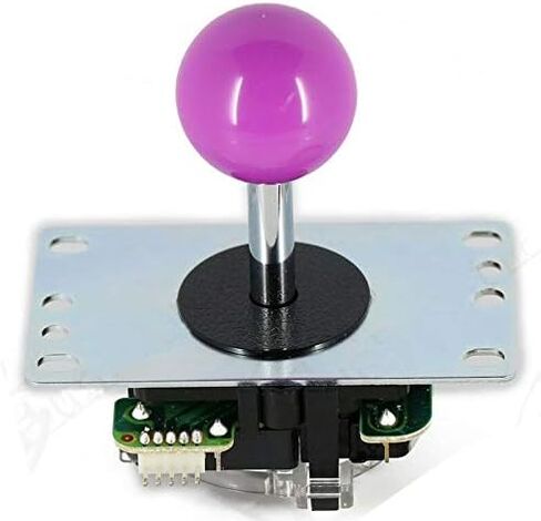عصا التحكم SANWA JLF-TP-8YT Arcade (كرة علوية سوداء) - ممتازة، عالية الدقة، عناصر تحكم سريعة الاستجابة، متوافقة مع منصات متعددة - مثالية لعشاق الألعاب، لألعاب Arcade Jamma 4 و8 طرق قابلة للتعديل in Kuwait