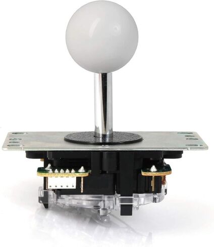 عصا التحكم SANWA JLF-TP-8YT Arcade (كرة علوية سوداء) - ممتازة، عالية الدقة، عناصر تحكم سريعة الاستجابة، متوافقة مع منصات متعددة - مثالية لعشاق الألعاب، لألعاب Arcade Jamma 4 و8 طرق قابلة للتعديل in Kuwait
