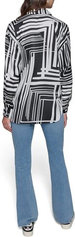 KARL LAGERFELD Women's Oversized Printed Blouse in Saudi Arabia