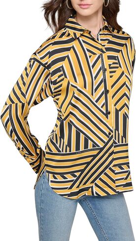 KARL LAGERFELD Women's Oversized Printed Blouse in Saudi Arabia