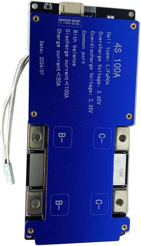 8S 100A DC24V BMS LiFePO4 Battery Balance Charge Board NTC Temperature Protection Equalizer in Saudi Arabia