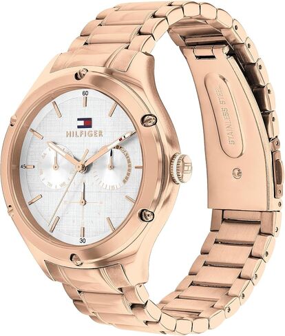 Tommy Hilfiger Women's Quartz Multi-Function Watch with Silver White Dial (Model: 1782682) in Saudi Arabia
