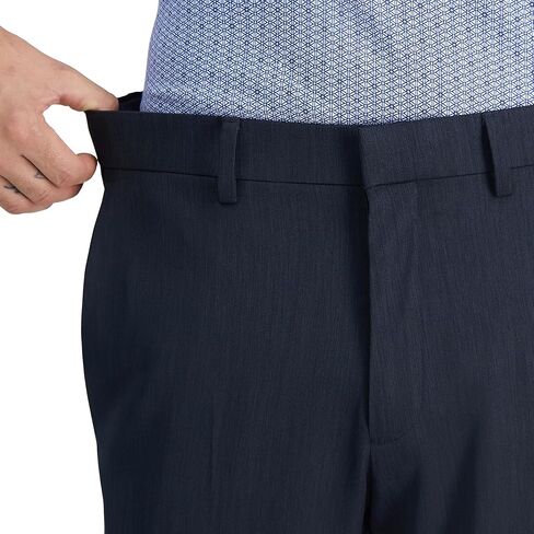 Kenneth Cole Reaction Men's Slim Fit Heather Dress Pant, Oatmeal in Kuwait