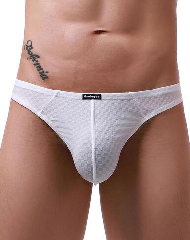 Men's T-Back Thongs Sexy Low Rise G-String Swimming T-back Under Panties in Kuwait