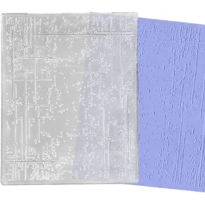 3-D Textured Impressions Embossing Folder, Dot Background Embossing Folder for Card Making, Line Frame DIY Plastic Scrapbooking Photo Album Card Paper DIY Craft Decoration Template Mold