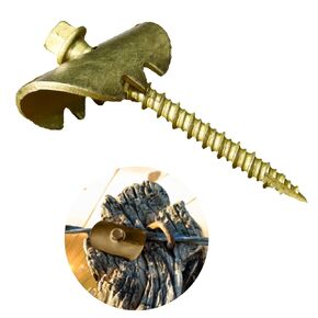 Cat's Claw Fasteners 75 Pieces 2" for Softwoods | Replaces Fence Staples Installs Quickly with Power Drill - No Hammer Needed | Durable & Stronger Than Standard Fencing Staples Easy Install