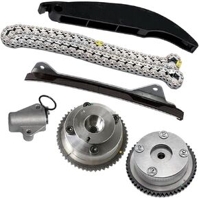 Timing Chain Kit With VVT Gear Set Suitable for Soul Forte Cerato Forte5 Sportage, for Tucson Kona 2.0L Replace# 243212E010 24370-2E010 24350-2E011