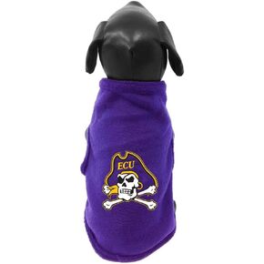 NCAA East Carolina Pirates Sleeveless Polar Fleece Dog Sweatshirt
