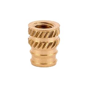 E-Z LOK Threaded Insert for Plastic Tapered Double Vane Brass Thread Inserts M5-0.8 Pack of 50