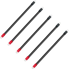 Golf Cart Battery Cables Wiring Set for Club Car DS 1995-2022 48 Volt with 5PCS 14.17",Heavy-Duty 4 Gauge AC/DC Golf Cart Battery Cable Kit for 95-22 48v Club Car DS