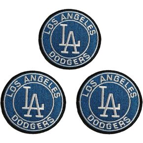 Dodgers Patch Iron On Sew On Embroidered Patches for Jacket Shirts Jeans Backpack Sewing Decorating DIY Craft 3IN