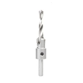 Amana Tool 55130 Carbide Tipped 82 Degree Shankless Countersink with Slow Spiral #20 Screw 5/8 D x 5/16 Drill D x 5/16 Drill SHK