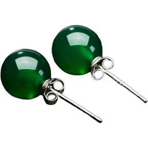 Sterling Silver, 14K Gold Plated, AAA+ Quality Handpicked Freshwater Cultured Stud Pearl Earrings