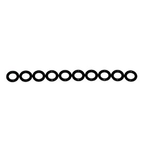 Sterling Seal ORVT009x10 Viton Number-009 Standard O-Ring, Fluoropolymer Elastomer, 70 Durometer Hardness, 7/32" ID, 11/32" OD (Pack of 10)