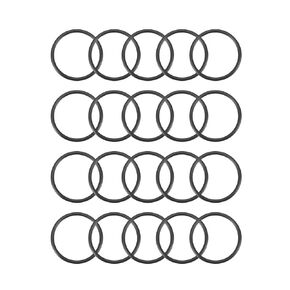uxcell Nitrile Rubber O-Rings, 22mm OD 19mm ID 1.5mm Width, Metric Sealing Gasket, Pack of 20
