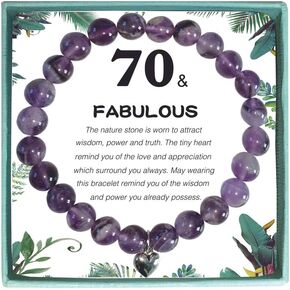 70th Birthday Bracelet 70th Birthday Gifts for Women, 70th Birthday Gift Women, Wife, Friend, Sister, Coworker in Saudi Arabia