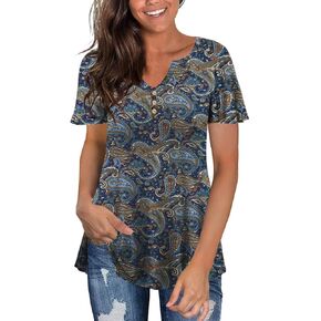 قميص نسائي من Tralilbee بأكمام طويلة ورقبة على شكل حرف V وأكمام طويلة in Kuwait