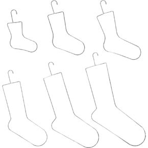 12Pcs Metal Sock Blockers for Knitting for Kids and Adults, Sock Drying Hanger of Small, Medium, Large for Knitting & Crochet Socks