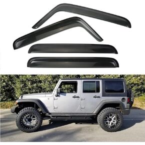 Window Visor Fit 2006-2015 Toyota Hilux Vigo/Champ Double Cab with 4 Full Size Doors Only,Window Deflector