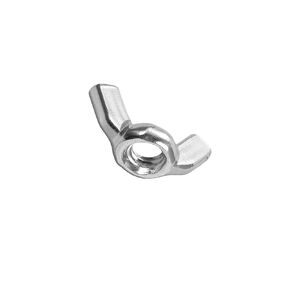 MroMax 8PCS 3/8"-16 Butterfly Wing Nuts Carbon Steel Zinc Plated Wing Nuts Silver Hand Twist Tighten Ear Wingnuts Fasteners Parts Wing-Nut for Mechanical Electronic Furniture Decoration