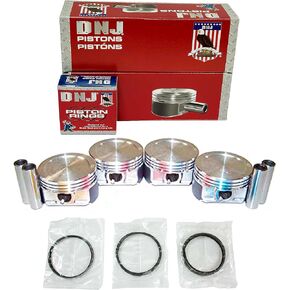 DNJ PRK330 Piston and Ring Kit For 1998-2003 Chevrolet GMC Pontiac Cavalier S10 Sonoma Sunfire 2.2L L4 OHV 8V Naturally Aspirated