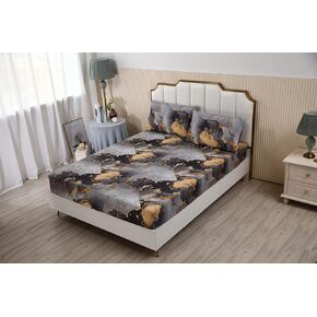 Colorful Marble 3psc Queen Size Sheet Sets (Queen)