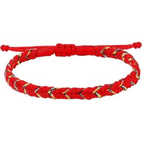 JENDEAR SHINE Braided Rope Bracelet for Women Girls, Handmade Rope Jewelry Adjustable, Birthday Friendship Couple Gift