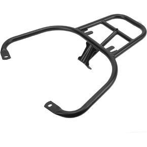 Motorcycle Luggage Rack, Fydun Motorcycle Rear Rack Black Aluminium Rear Handrail Rack for Vespa GTS 300