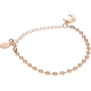 Alex and Ani Crescent Moon Ball Chain Bracelet,Shiny Rose Gold,Rose Gold, Bracelets