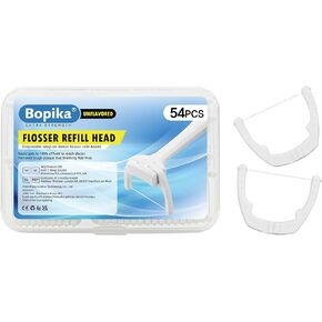 bopika Flosser Refill Head,Ultraclean Access Disposable Snap-On Flosser for Oral Care (1Pcs)
