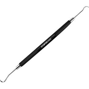 Utopia Care Professional Dental Tartar Scraper Tool - Dental Pick, Double Ended Tartar Remover for Teeth, Plaque Remover, Tooth Scraper (6 Inch, Silver, 1)