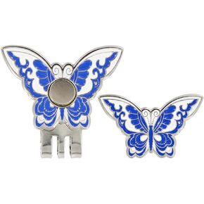 Butterfly Golf Bal l Marker with Golf Hat Clip for Ladies Golfer Magnetic Hat Clip for Women Golfer