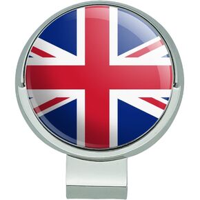 GRAPHICS & MORE United Kingdom Great Britain Union Jack Country Flag Golf Hat Clip with Magnetic Ball Marker