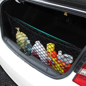 Envelope Style Trunk Cargo Net for Chevy Astro Camaro Cruze Equinox HHR Impala Malibu Spark Tahoe Trailblazer Traverse Uplander Volt