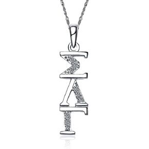 Sigma Lambda Gamma Necklace with a 18" Silver Chain (SLG-P001)
