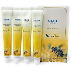 Atomy Propolis Toothpaste Oral Care Green Tea Extract 1set (50 Grams X 4 Tubes)