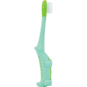 Dr. Talbot's Toddler Training Toothbrush and Naturally Inspired Kids Toothpaste with Citroganix - 1.6 oz - Fluoride-Free Toothpaste and Toddler Toothbrush - 6+ Months - Alligator