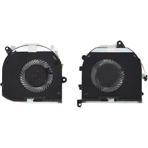 مروحة بديلة لوحدة المعالجة المركزية ووحدة معالجة الرسومات متوافقة مع الكمبيوتر المحمول Dell XPS 15 9570، الكمبيوتر المحمول Precision 5520 5530 P/N: 008YY9 0TK9J1 TK9J1 08YY9 in Kuwait