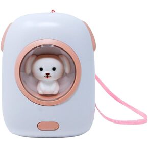 Cute Portable Charger/Power Bank | Compatible with iPhone, Galaxy, & Pixel | Doubles as a Rechargeable Hand Warmer | LED Display & Cute, Pet-Themed Design (Yellow)