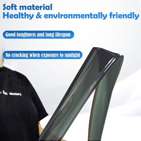 واقيات المطر للنافذة لسيارة Ford Escape 2020-2023، واقيات حاجب النافذة، حاجبات الرياح، واقيات التهوية، واقيات المطر، الشمس 2021 2022 20 21 22، شريط على in Kuwait