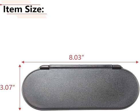 مرآة مكياج RLB-HILON Sun Visor مضيئة متوافقة مع Mini Cooper Cooper S Clubman Hatchback Countryman F55 F56 2015 2016 2017 2018 2019 2020 2021 2022 سنة، لون أسود in Saudi Arabia
