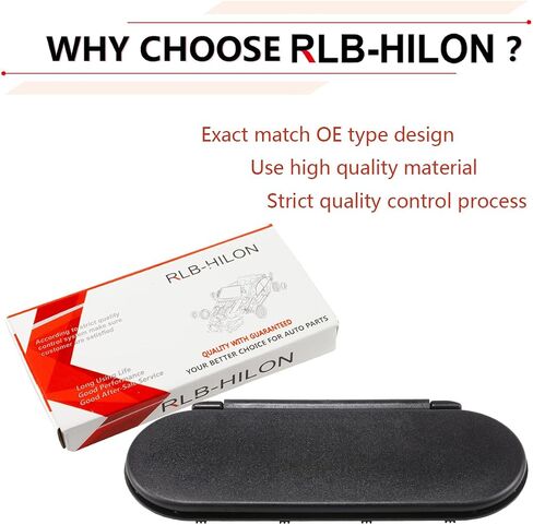 مرآة مكياج RLB-HILON Sun Visor مضيئة متوافقة مع Mini Cooper Cooper S Clubman Hatchback Countryman F55 F56 2015 2016 2017 2018 2019 2020 2021 2022 سنة، لون أسود in Saudi Arabia