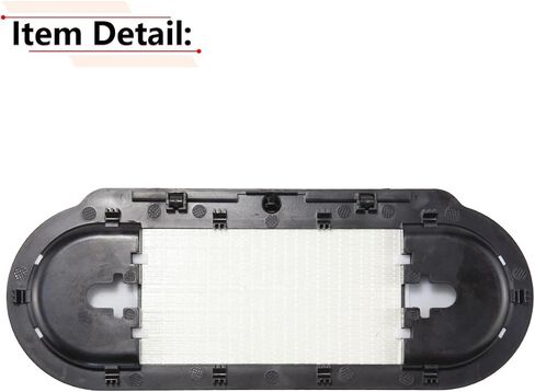 مرآة مكياج RLB-HILON Sun Visor مضيئة متوافقة مع Mini Cooper Cooper S Clubman Hatchback Countryman F55 F56 2015 2016 2017 2018 2019 2020 2021 2022 سنة، لون أسود in Saudi Arabia