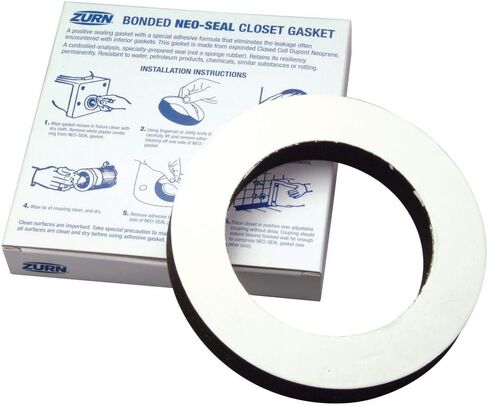 Zurn Z1200-NEOSEAL-GSKT-4 Bonded Neo Seal Closet Gasket Kit, 4" in Saudi Arabia